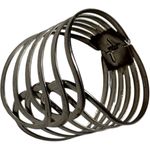 Chic Open Design Rustic Fashion Statement Cuff Bracelet Silver Photo 0