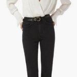 💕FAVORITE DAUGHTER💕 Evelyn High Rise Straight Leg Stirrup Jeans Storm Black 26 Photo 0