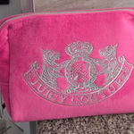 Juicy Couture  Fuchsia Cosmetic Bag with Silver Logo Photo 0