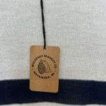 Mud Pie  NWT Striped Beau Duster Cardigan WHITE NAVY Size M/L Photo 4