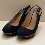 Charles David navy suede wedges 8.5 Photo 0