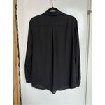 Apt. 9  Black Button Up Blouse Woman’s Size XL Photo 4