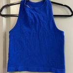 Free People  Royal Blue Racerback Tank Photo 0