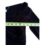 Elodie  Long Sleeve Bare Shoulder Velvet Bodycon Dress Twist Front Black XS Goth Photo 6