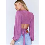 Princess Polly Adi Long Sleeve Purple Top Photo 2