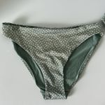 H&M Bikini Green White Polka Dot Swimwear Padded Bathing Suit / Size Small Photo 1