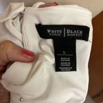 White House | Black Market  White Dress with Gold & Silver Stud Embellishments Photo 5