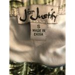 J for Justify floral hibiscus tropical halter wide leg jumper Photo 11