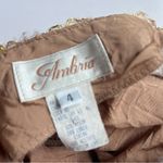 Vintage Ambria Lace Sparkle Mini Short Dress Gold Small 4 Photo 14