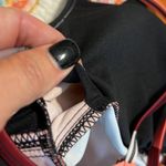 MYNAH womens size large sunset waves ruffle tankini removable padding NWT Black Photo 5