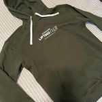 Gymshark Social Club Oversized Hoodie - Moss Olive Photo 4