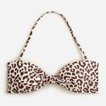 J.Crew Twist Front Bikini Swim Top Convertible Straps Leopard Print 3X(22/24)NWT Photo 0