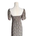 ASTR  The Label - Floral Smocked Puff Sleeve Midi Dress Sz M Photo 4