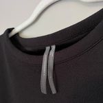 Anthropologie By Structured Corset Boatneck Long Sleeve Blouse Top Black Small Photo 4