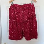 Eloquii  Pink Sequined Belted Bermuda Shorts Size 18 Photo 3