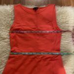 Theory Daniko Pryor Mini Dress Coral Sz S Stretchy Sleeveless Ponte Tank Photo 13