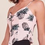 BB Dakota Jojo Pineapple Print Corset Top NWOT Photo 0