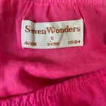 Anthropologie Seven Wonders Pink One Shoulder Puff Sleeve Cutout Mini Dress Size Small Photo 2