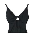 ANDIE NWT The Santorini Knotted One Piece Swimsuit Removable Cups LT Black #2961 Photo 2