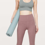 Lululemon Align Leggings Crop *21" Spanish Oak Size 2 EUC Photo 0