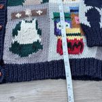 The Eagles Eye Sweater Womens Size Medium Farm Flag Heart Wool Knit Vintage 80s Photo 4