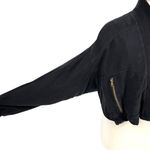 Young Fabulous and Broke Fara Convertible Cropped Utility Jacket Black Size Small Photo 5
