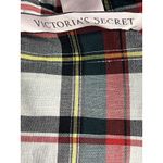 Victoria's Secret Victoria’s Secret Sleep Shirt Women Medium Plaid‎ Button Up Pajama Top Photo 5