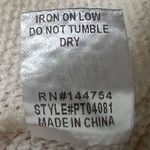 Davi & Dani  V-Neck Sweater Cream with Color Sleeves Photo 6