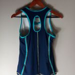 Softella M Blue Racer Back Athletic Tank Top Size M Photo 2