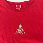 Target  Women’s XL Red Long Sleeve Christmas Tree Shirt Size X Large 24W 26W Wide Photo 1