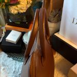 MCM Rich Brown Leather Two Way Satchel Crossbody Photo 6