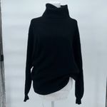 Free People  Ribbed Turtleneck Sweater Black Size XSmall Photo 3