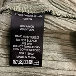 Mila Mae Midi Button Down Shirt Dress in Green Size M Photo 13