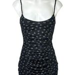 Daisy Street Black Floral Print Spaghetti Strap Sleeveless Bodycon Mini Dress XS Photo 0