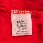 Poof! Kitty Naughty or Nice Shirt, Red, Cream, Green, Medium Photo 6