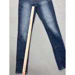 Buckle Black Skinny Jeans Women's Size 24 Blue Denim Stretch Fit No 53 Photo 12