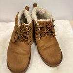 American Eagle outfitters chestnut ugg shearling ankle boots women’s size 10! Photo 3