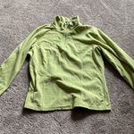 The North Face  Green Quarter Zip Pullover Fleece SIZE S Photo 0