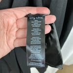 City Chic Black Faux Wrap Tulip Skirt Dress Sz.S/16W NWT Photo 14