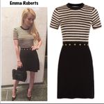 Sandro  Black Skirt with Gold Accents “redlake” Photo 1