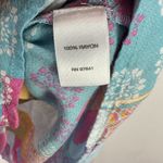 J. Jill Sleeveless Top Womens XS Colorful Patch Work Button Up Boho Hippie Indie Photo 3