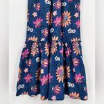 Marine layer 🆕 NWOT  Corinne Doublecloth Midi Skirt Batik Floral Tiered Size XS Photo 6