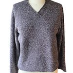 Columbia  Soft Knit Charcoal V-Neck Long Sleeve Sweater ~ Women's Size MEDIUM Photo 1