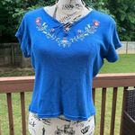 Route 66 Vintage embroidered cropped top Photo 0