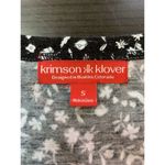 Krimson Klover Dark Floral Knit Dress Womens Small Pocket Cinch Hiking Outdoorsy Black Photo 3