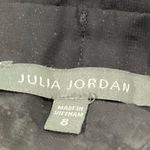 Julia Jordan Black Multicolor Tweed Bow Tie Pinafore Sleeves Mini Shirt Dress 8 Photo 6