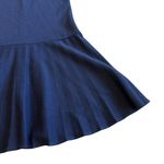 Theory Sleeveless Navy Wool Blend Fit N Flare Dress Skater Mini Size 0 Women's Photo 3
