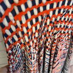 Nic+Zoe patriotic geo printed flared sweater dress size Small preppy chic Photo 7