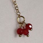 Loft  Minimalist Layered Herringbone Chain Gold Tone Multi-Colored Bead Necklace Photo 7