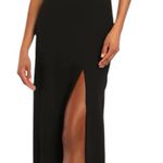 Lulus NWOT Show Stopping Style Black One Shoulder Cutout Maxi Dress Size XL Photo 0